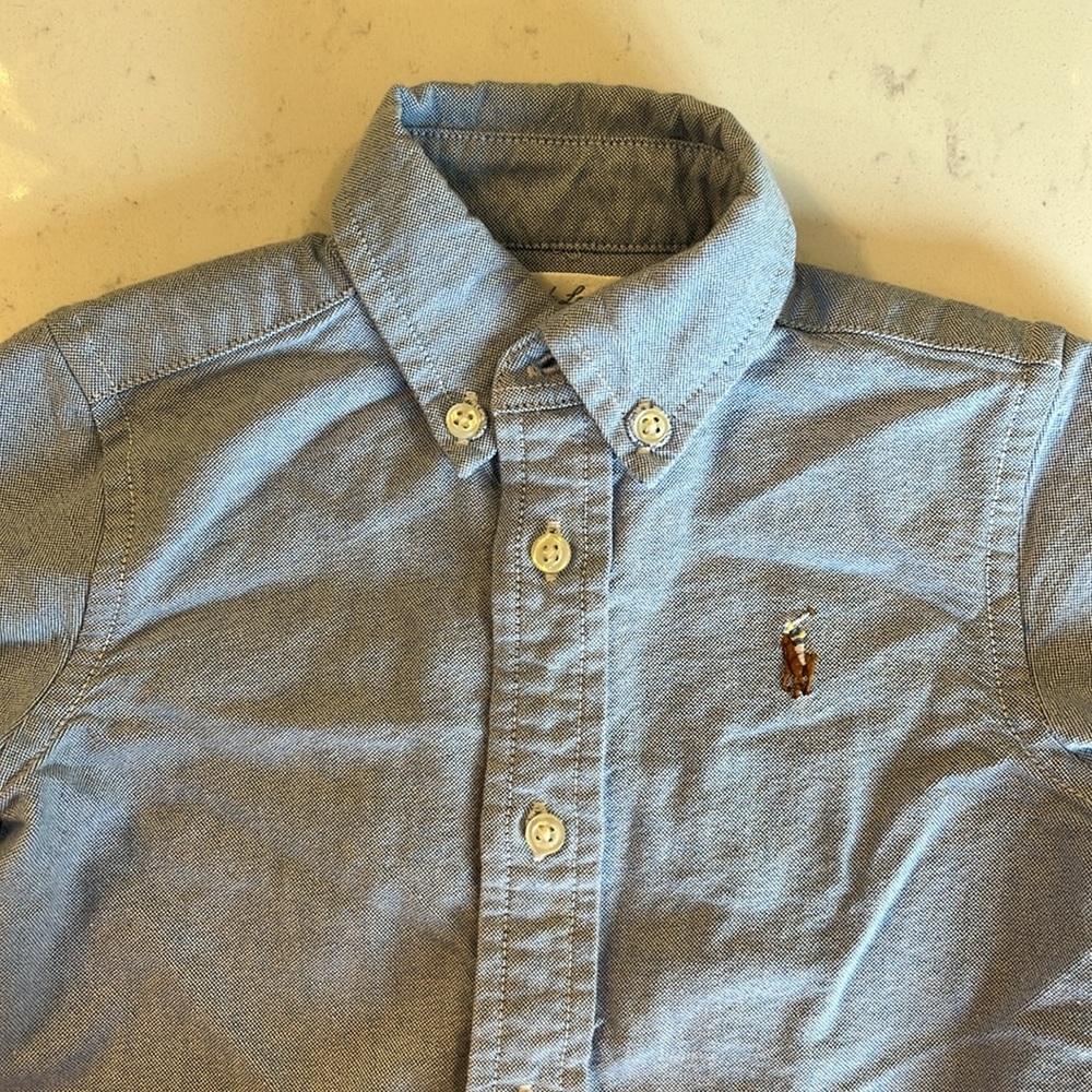 Ralph Lauren Light Blue Oxford Button Down - Picture 2 of 4